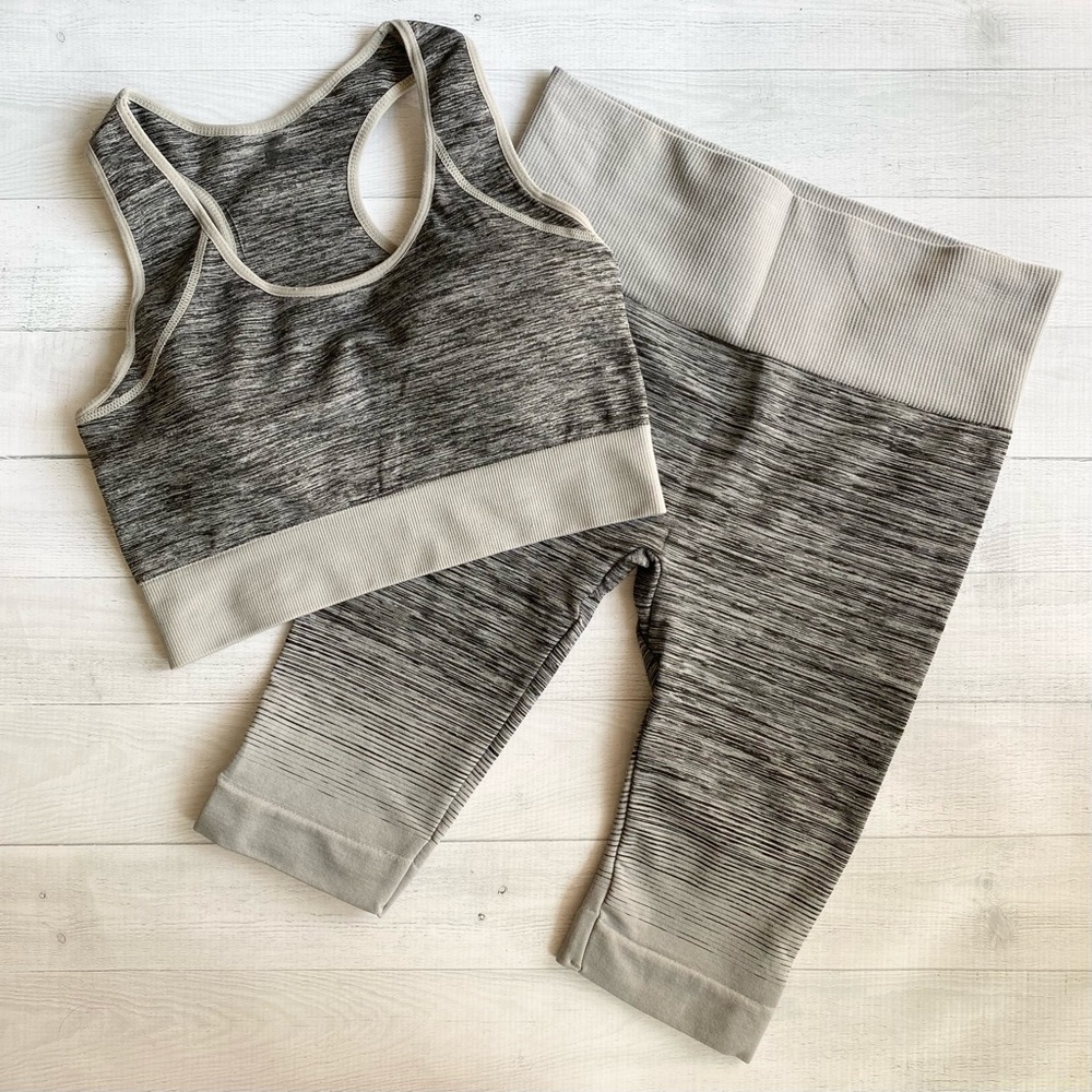 Sports Bra + Biker Shorts Set